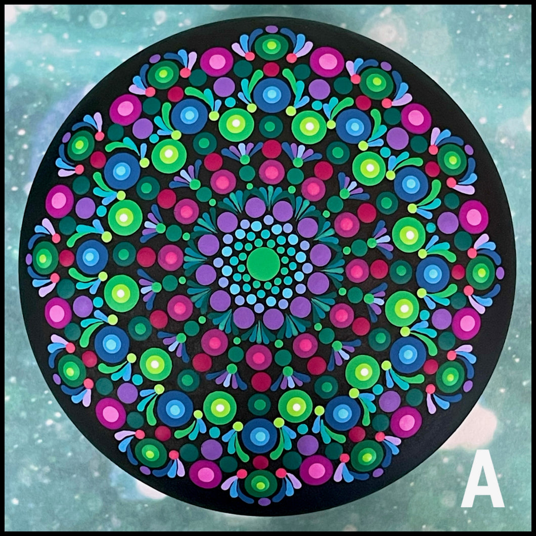 Wooden Mandala Pebbles (Series II)