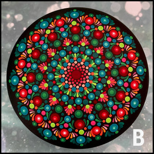 Wooden Mandala Pebbles (Series II)