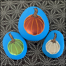 Metallic Pumpkin Rocks