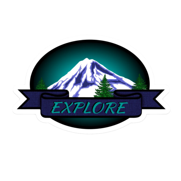 EXPLORE Die Cut Sticker (4