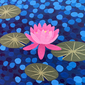 Light and Lily Pads Painting