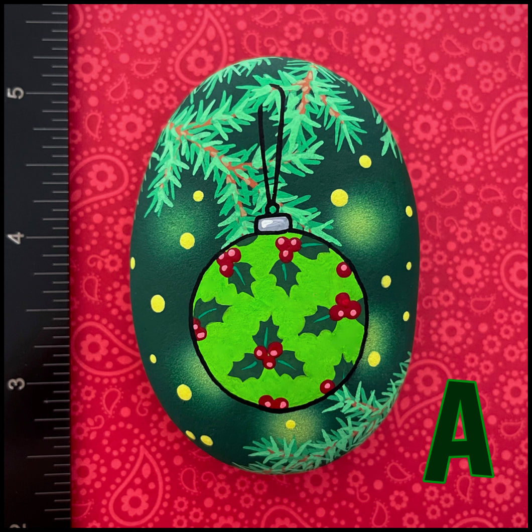 Christmas Ornament Rocks (Series I)