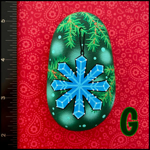 Christmas Ornament Rocks (Series I)