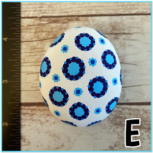 Blue and White "Porcelain" Rocks