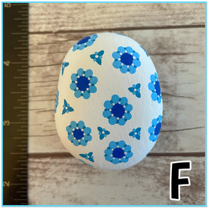 Blue and White "Porcelain" Rocks