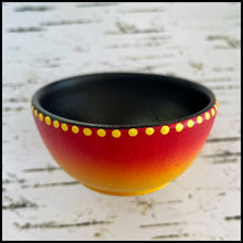 Decorative Bowl with Painted Acorns (Primary Colors)