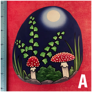 Mushroom Garden Rocks (Series II)