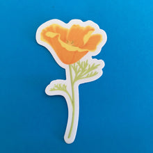 California Poppy Die Cut Sticker (3" or 4")