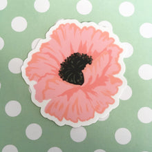 Pink Poppy Die Cut Sticker (3")