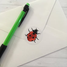 Ladybug Circle Sticker (1.5")