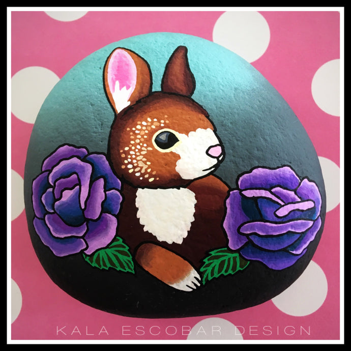Rabbit and Roses Rock