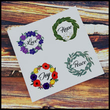 Affirmation Circle Stickers (1.5")
