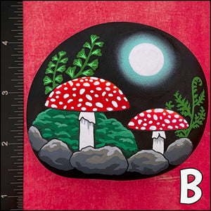 Mushroom Garden Rocks (Series III)