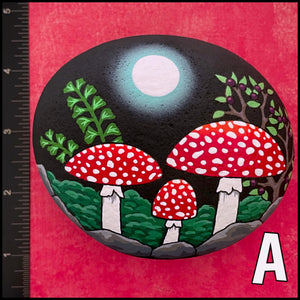 Mushroom Garden Rocks (Series III)