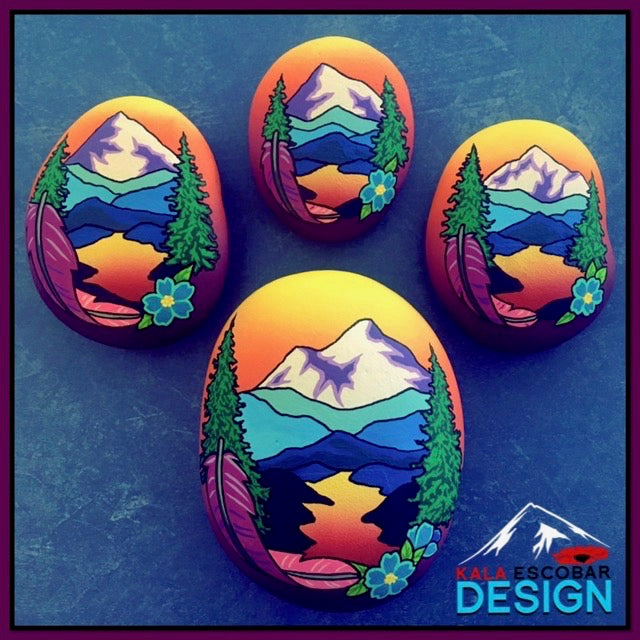 Mountain Sunrise Rocks