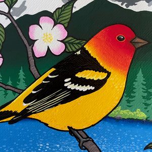 Western Tanager Painting