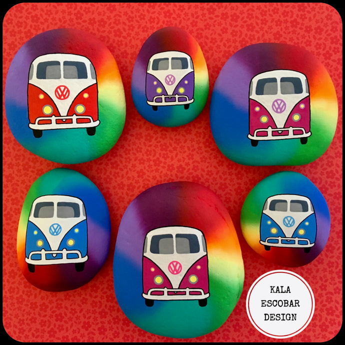 Tie Dye VW Rocks