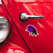 Purple Ladybug Die Cut Sticker (3")